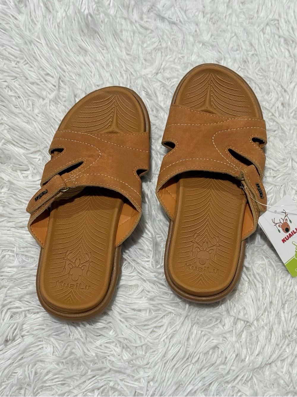 Kuailu Women’s Orthopedic Sandals  Brown Size 7